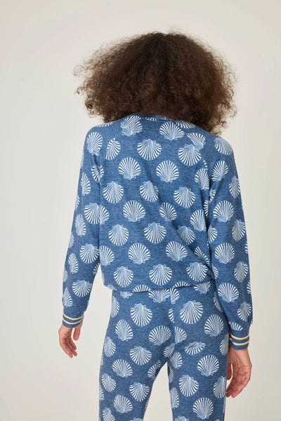 Maritime Longsleeve Lounge Top - Harbor