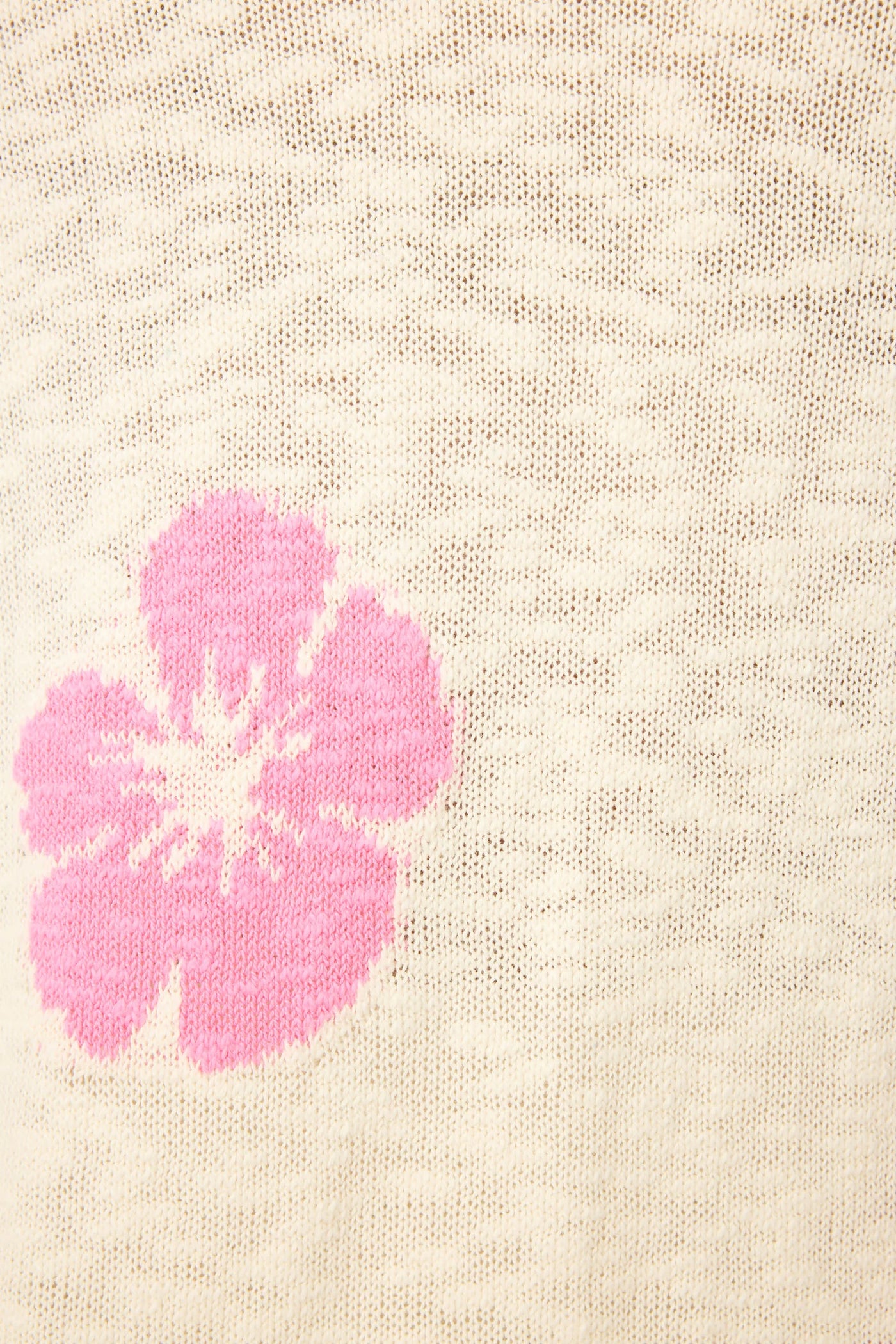 Bali Bay Floral Knit Sweater - Ivory