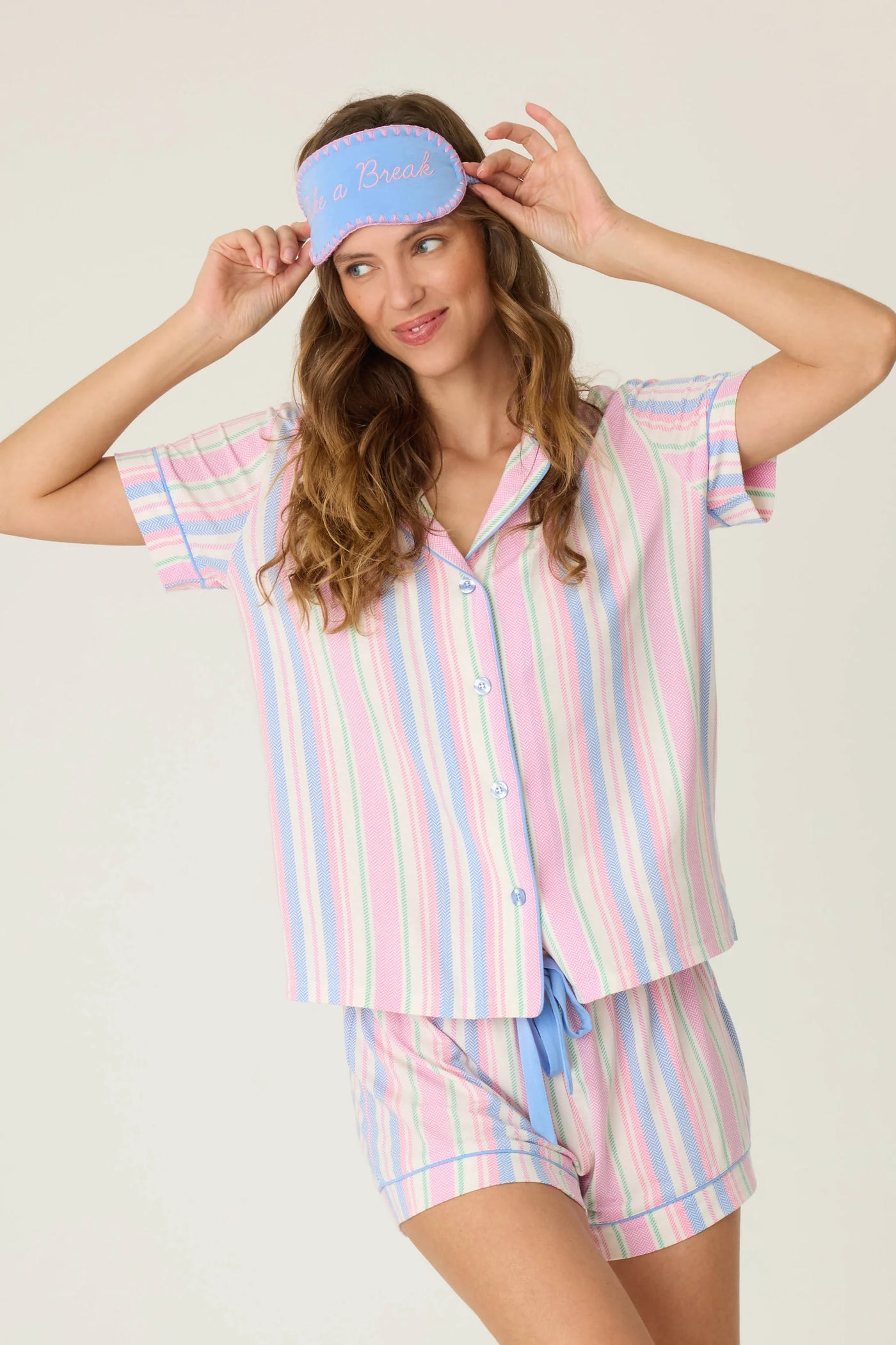 Bayside Dreams Striped PJ Set