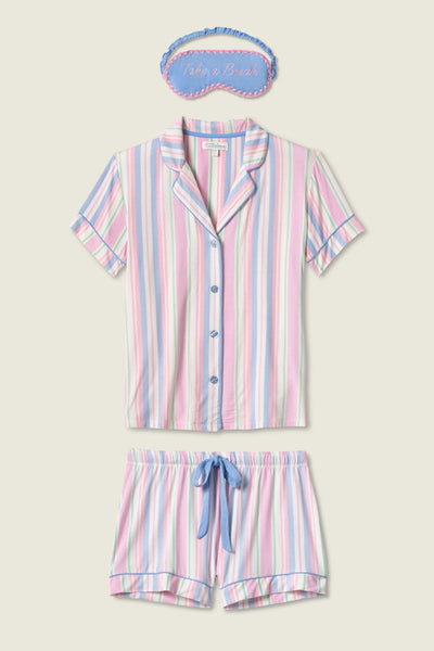 Bayside Dreams Striped PJ Set