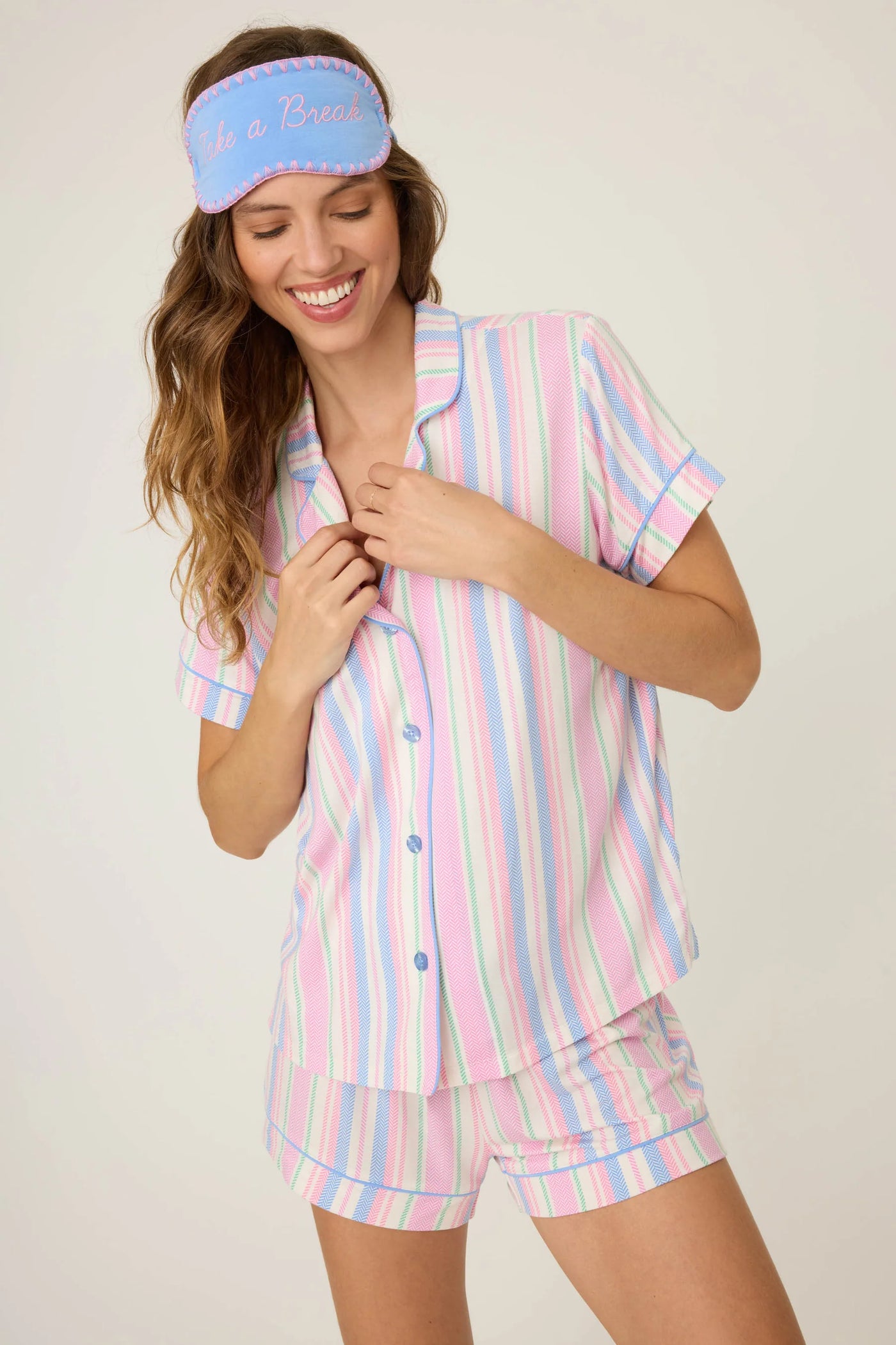 Bayside Dreams Striped PJ Set