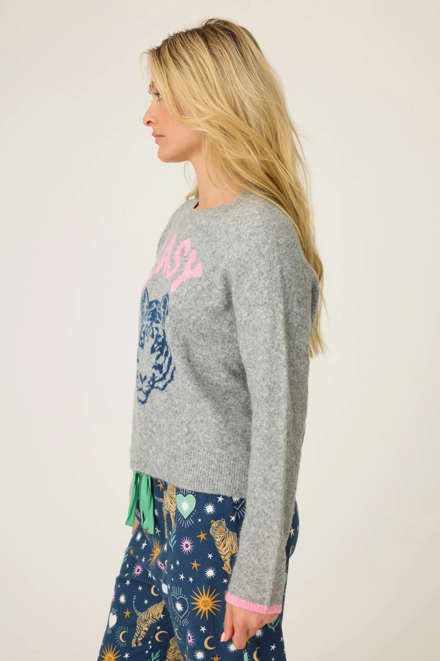 Easy Tiger Sweater - Heather Grey