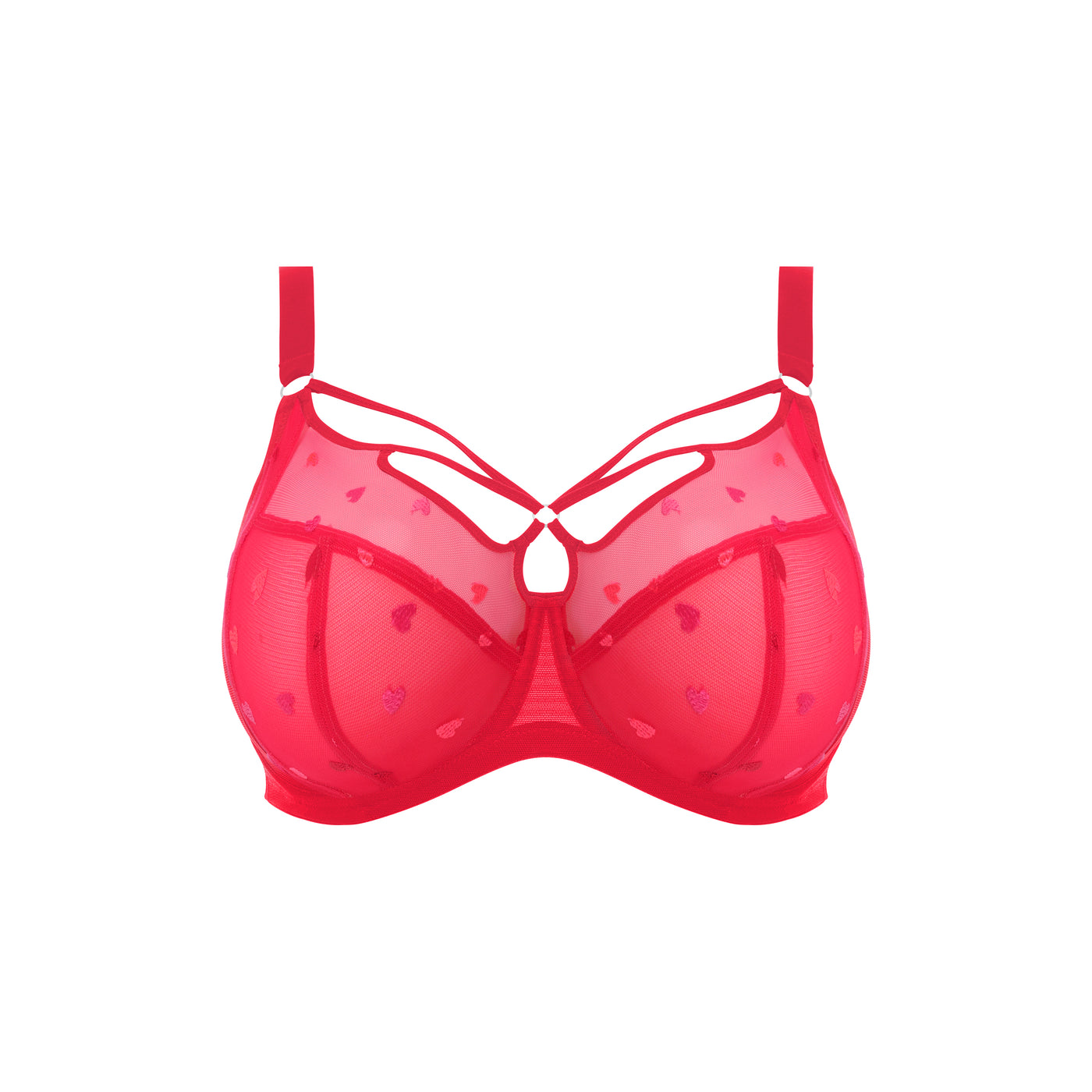Sachi Plunge Bra - Red Confetti