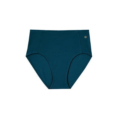 High Waisted Retro Bikini - Deep Tide