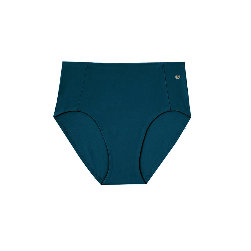 High Waisted Retro Bikini - Deep Tide