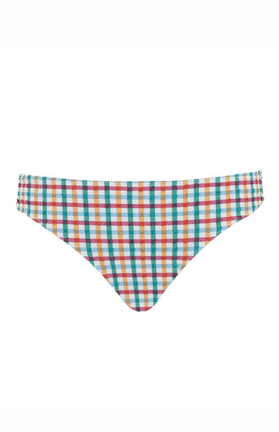 Brazilian Bikini Bottoms - Seersucker Multi