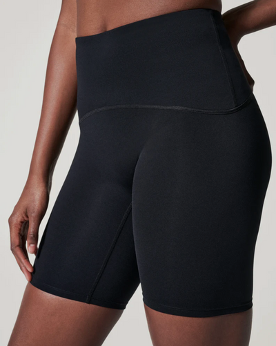 Booty Boost® Active Bike Shorts, 8" - Black
