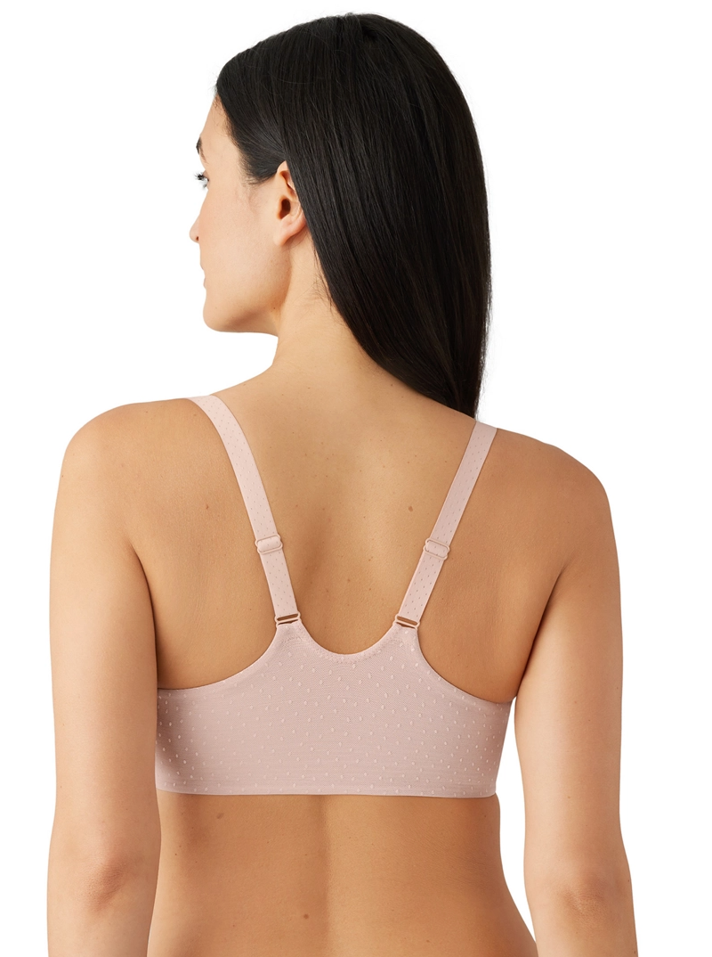 Back Appeal Front Close T-Shirt Bra - Rose Dust