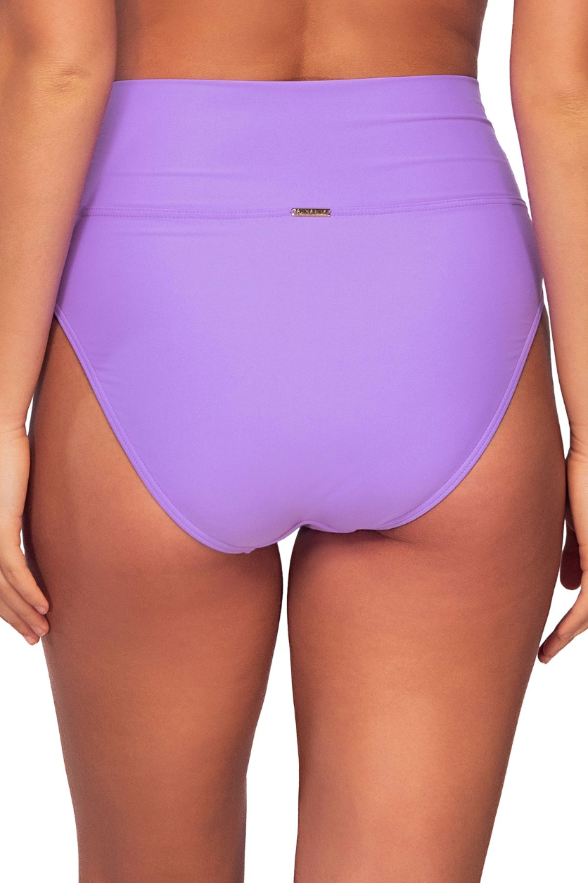 Hannah High Waist Bikini Bottom - Passion Flower