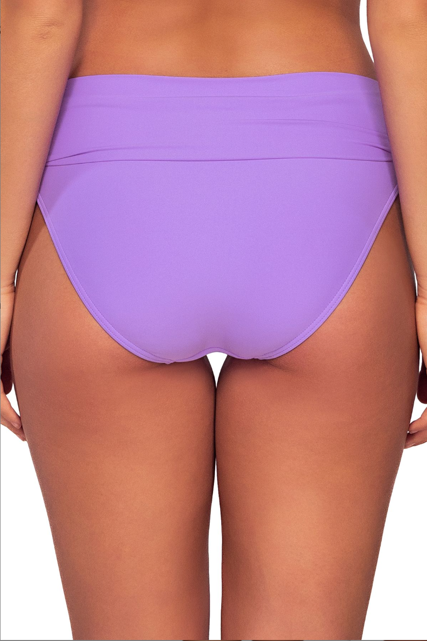 Hannah High Waist Bikini Bottom - Passion Flower