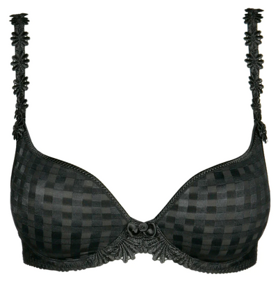 Avero Padded Heart Shape Bra - Black