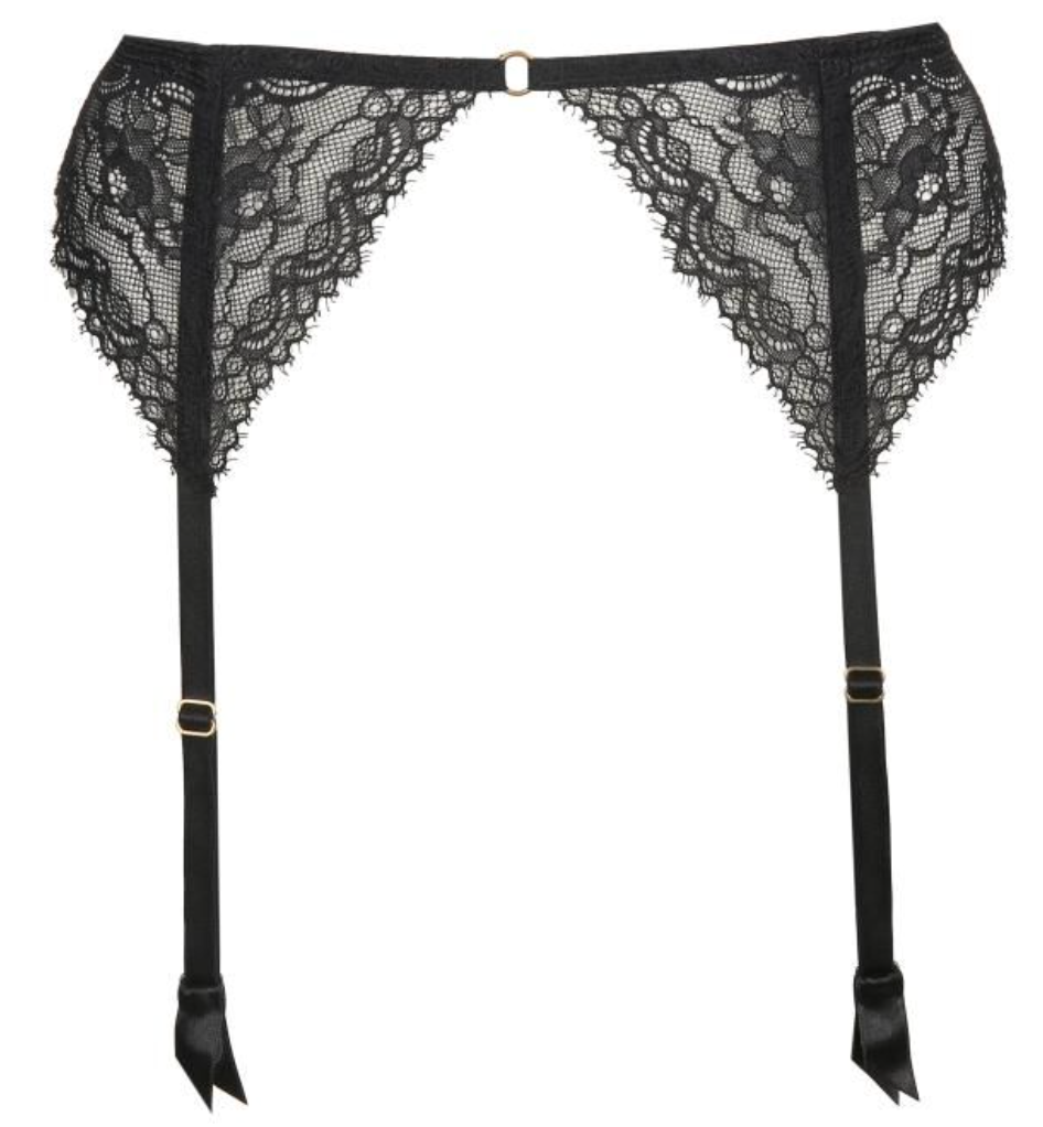 Junoo Garter Belt - Black My Bare Essentials Junoo Garter Belt - Black My Bare Essentials