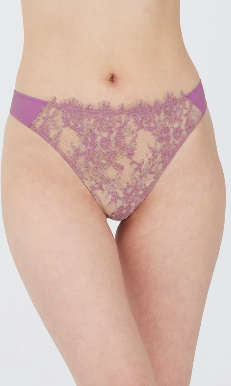 Entice Thong - Lilac / Nylon