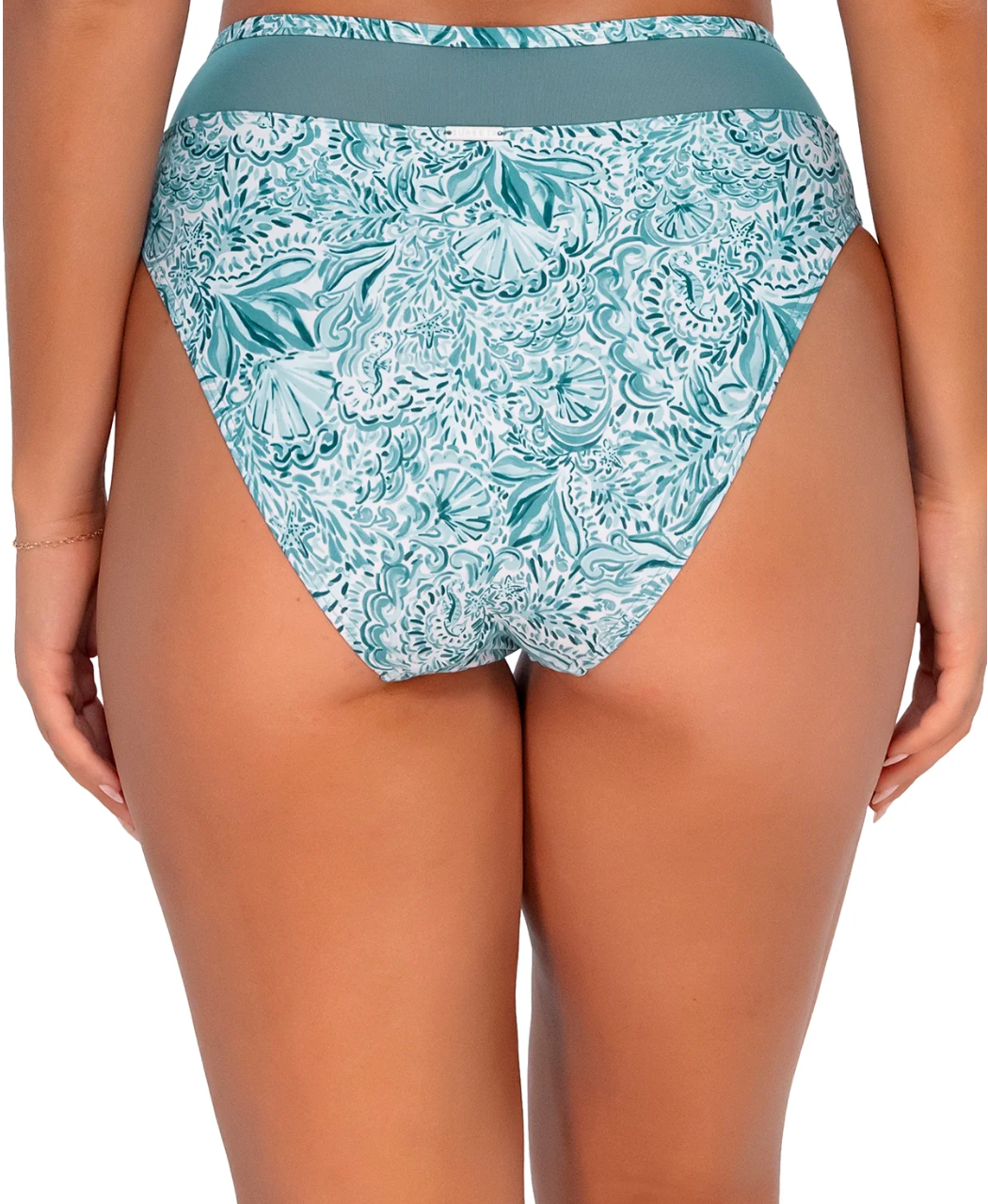 Annie High Waist Brief - By the Sea