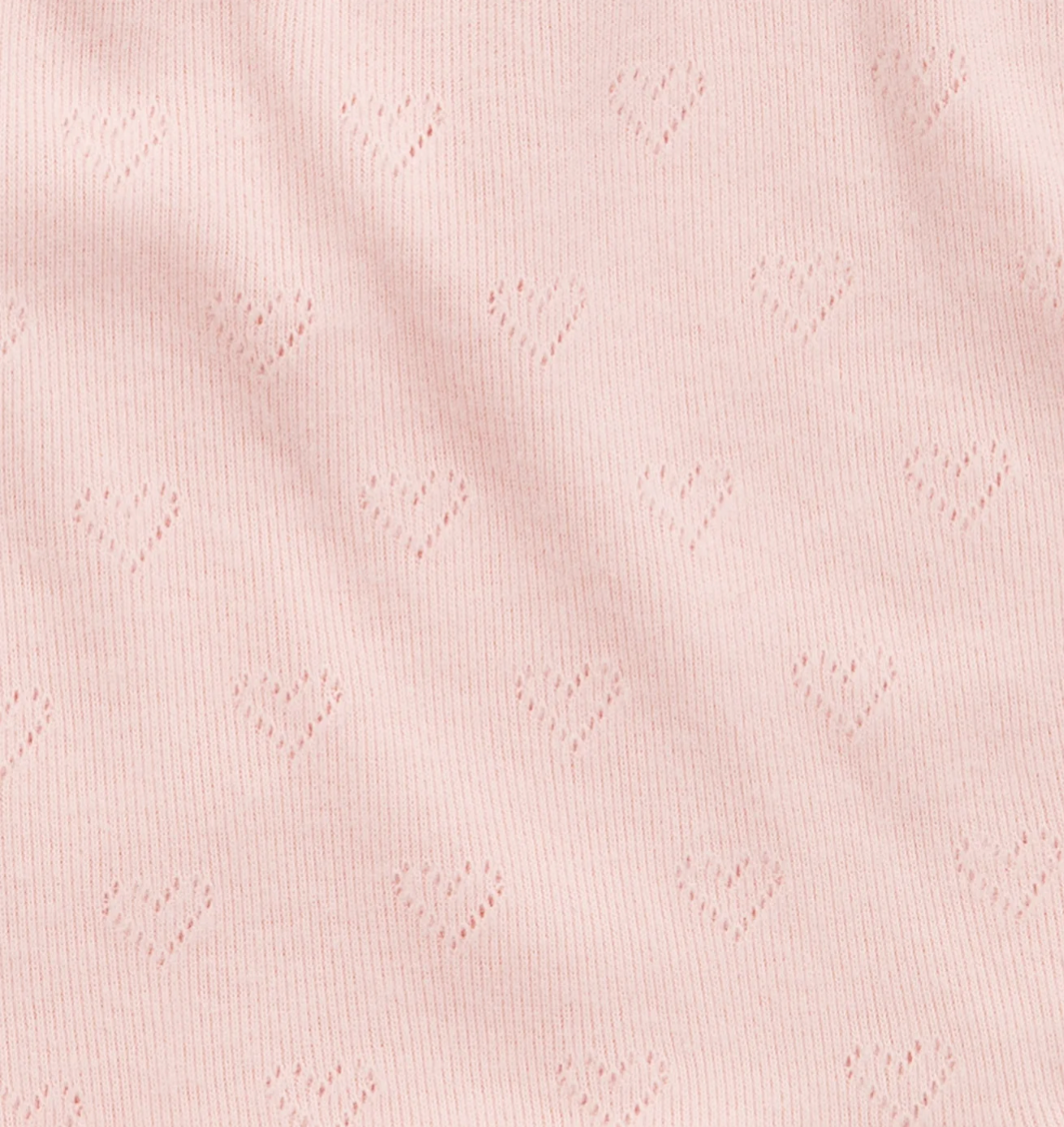 Pointelle Hearts Robe - Pink Dream