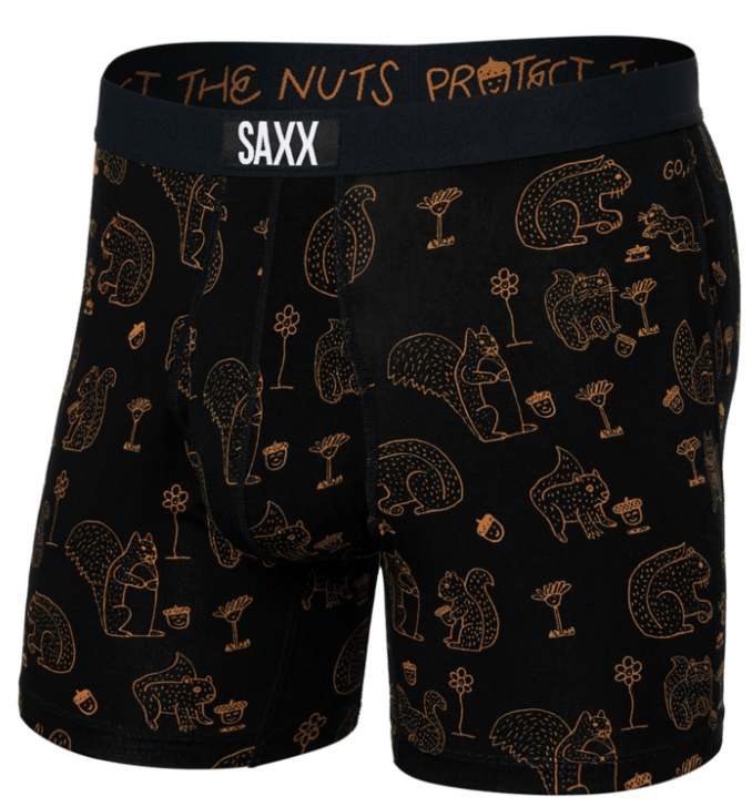 Ultra Super Soft Boxer Brief - Protect the Nuts - Black