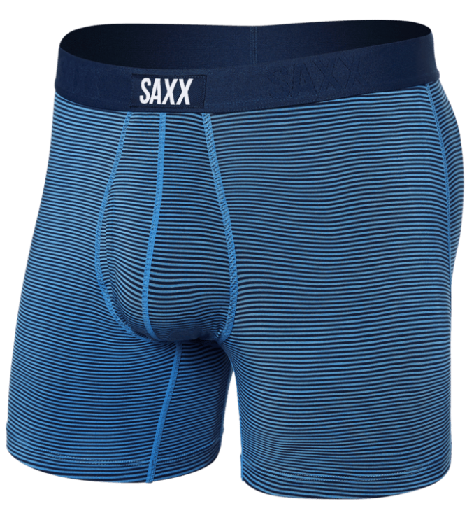 Ultra Super Soft Boxer Brief - Mini Stripe - Granada Sky