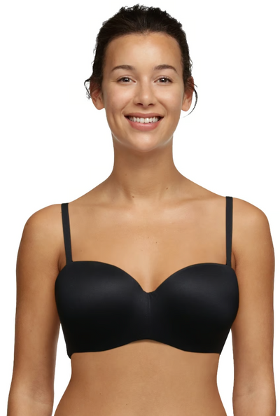 Norah Comfort Strapless Bra - Black