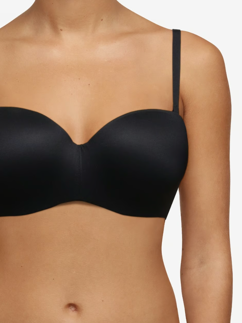 Norah Comfort Strapless Bra - Black