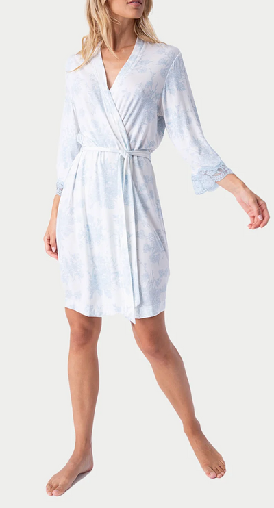 Forever Loved Modal Knit Robe - Ivory