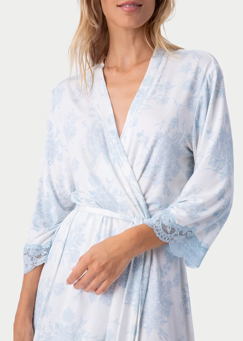 Forever Loved Modal Knit Robe - Ivory