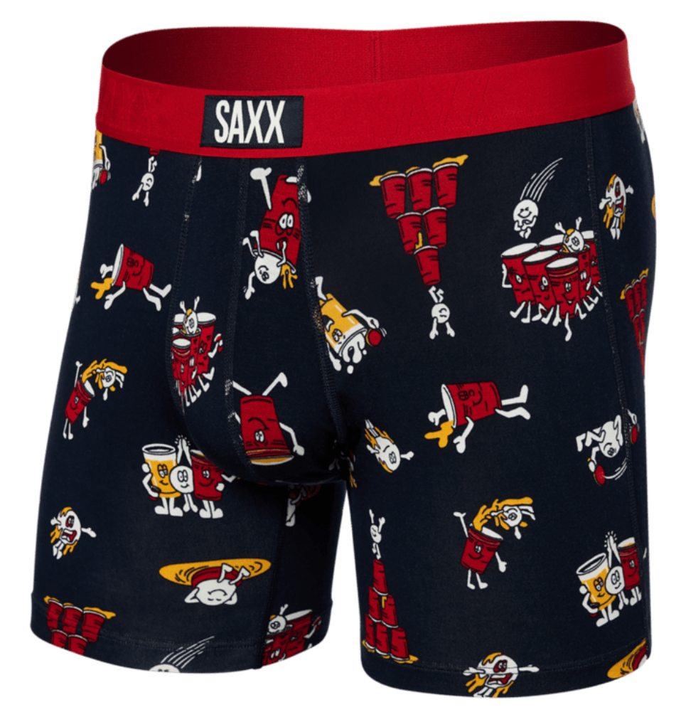 Vibe Super Soft Boxer Brief / Slim Fit - Party Foul Dark Ink