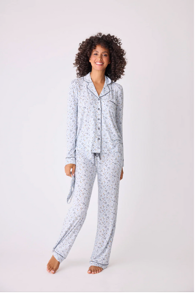 Wild Dreams Modal Floral Leopard PJ Set