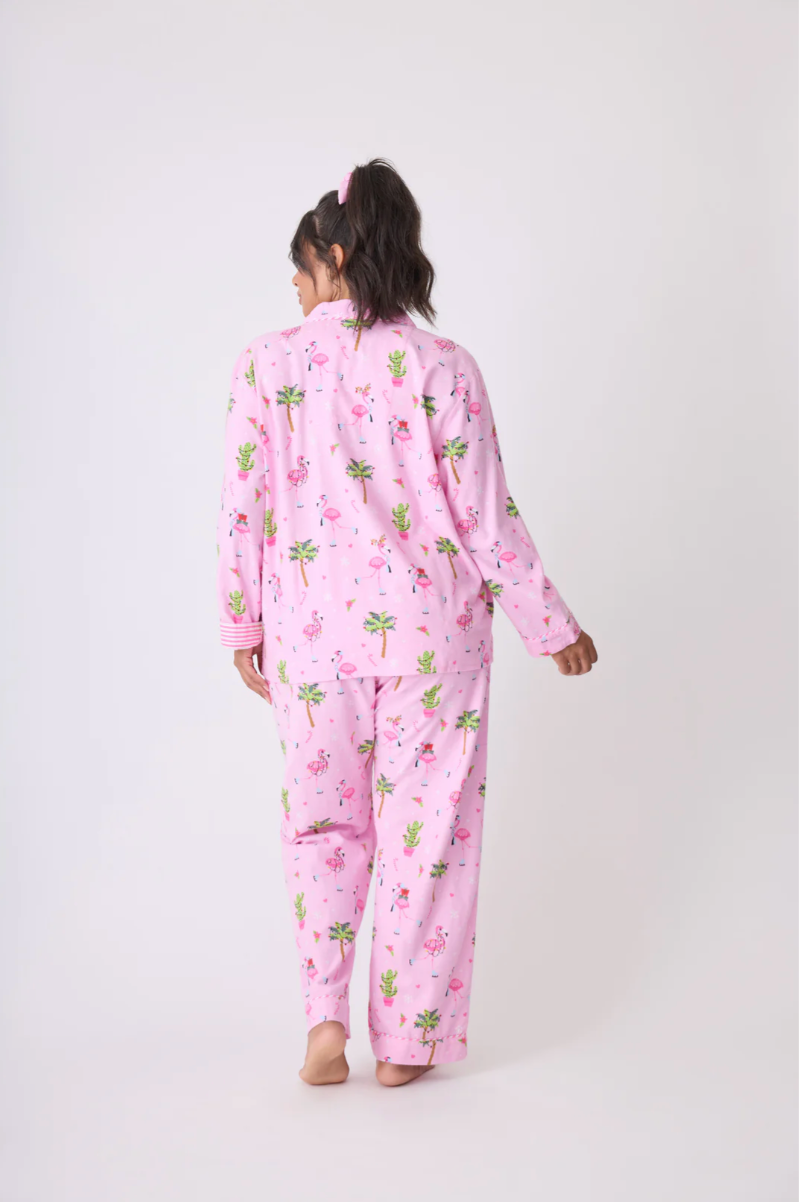 Flamingo Flannel PJ Set
