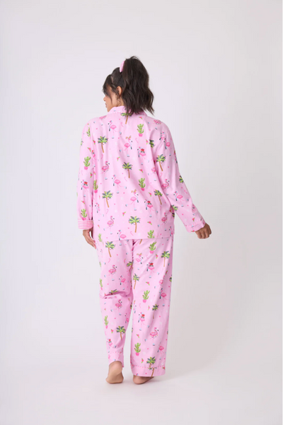 Flamingo Flannel PJ Set