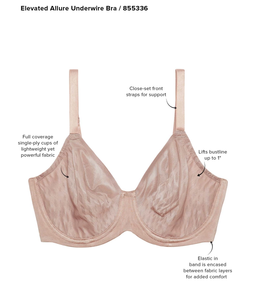 Elevated Allure Underwire Bra - Roebuck