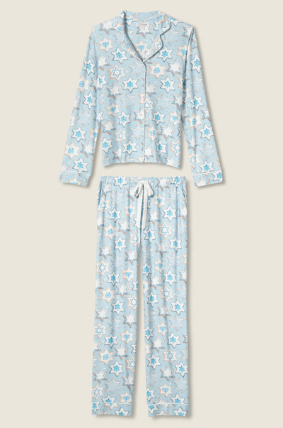 You Had Me At Shalom Cookie Print PJ Set