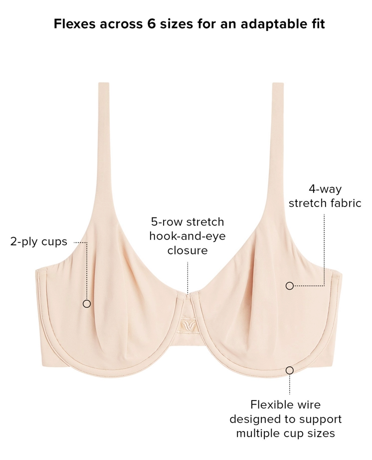 Ever Flexing Underwire Bra - Sand