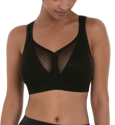 Eve Wireless Delta Pad Bra - Black