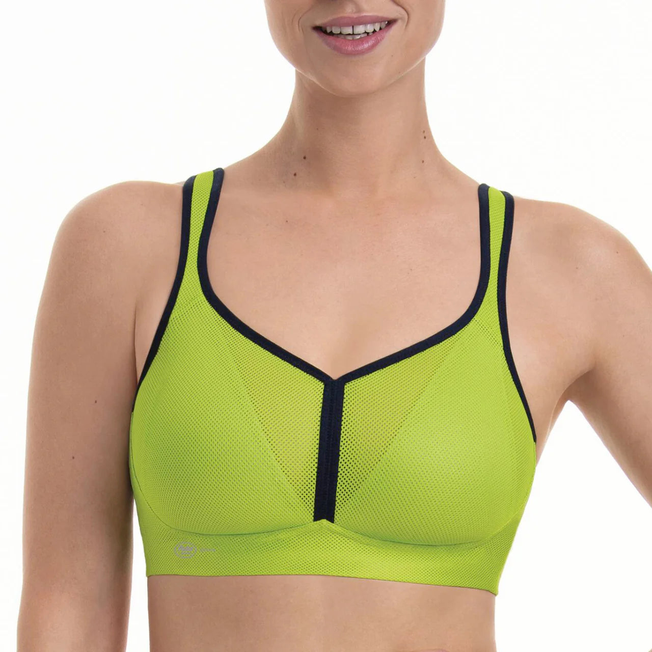 Air Control DeltaPad Active Maximum Support Sports Bra - Apple Green