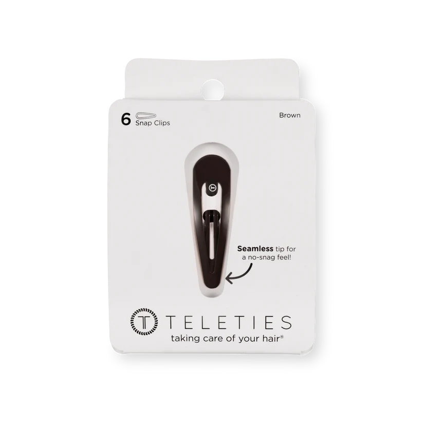 Snap Clip (6Ct) - Brown