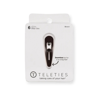 Snap Clip (6Ct) - Brown