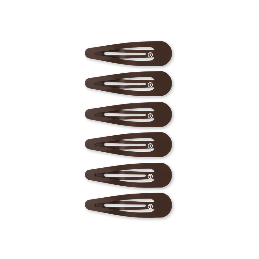 Snap Clip (6Ct) - Brown