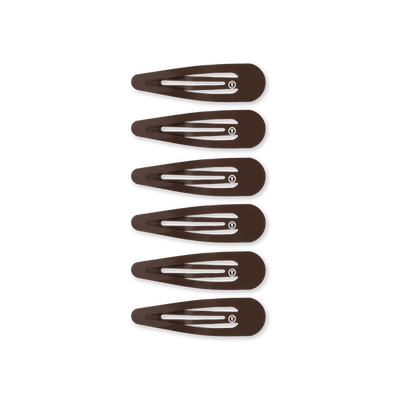 Snap Clip (6Ct) - Brown