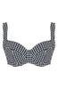 Olivia Full Cup Bikini Top - Black Gingham