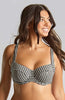 Olivia Full Cup Bikini Top - Black Gingham