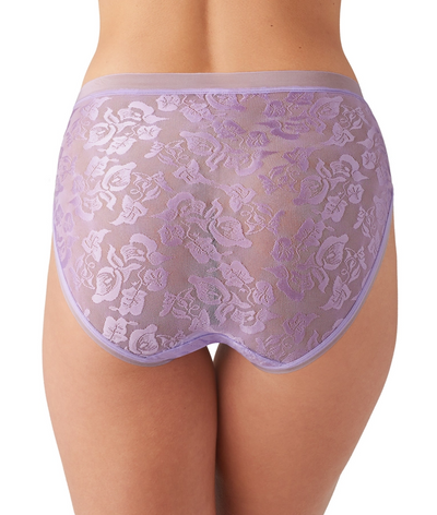 Awareness Hi-Cut Brief- Purple Rose