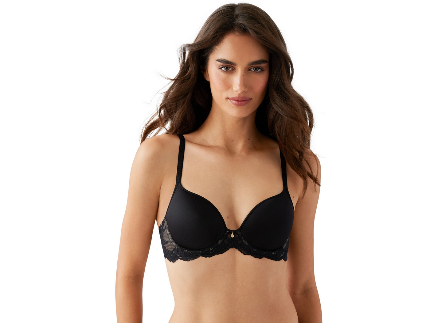 Vivid Attraction T-Shirt Bra - Black