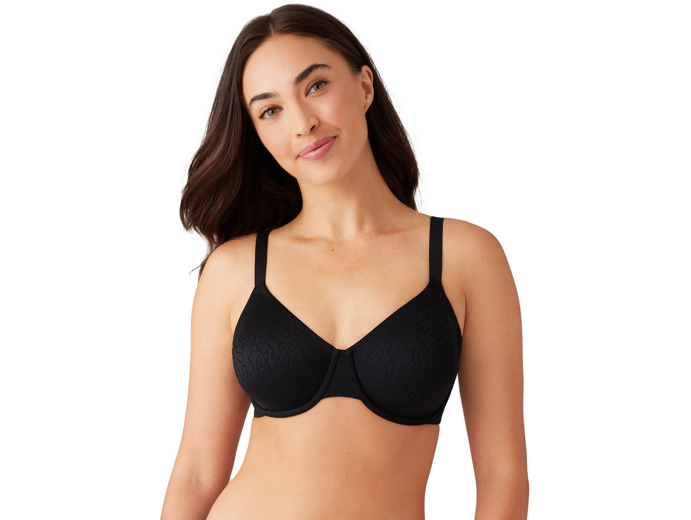 Inside Job Full Coverage Underwire Bra - Black
