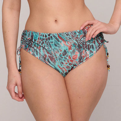 Riyad Bikini Full Briefs Ropes- Turquosie Seas