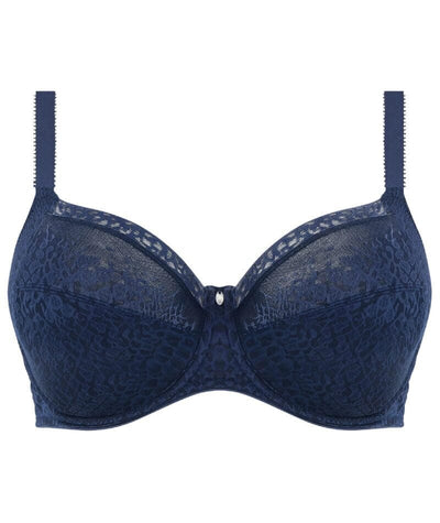 Envisage Full Cup Side Support Bra - Navy