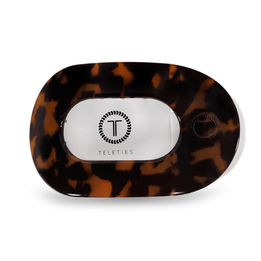 Teleties Flat Clip Large - Tortoise