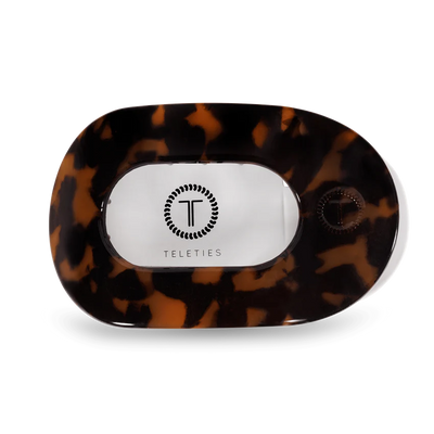 Teleties Flat Clip Large - Tortoise