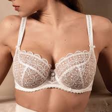 Romy Low-Necked Bra - Ivory
