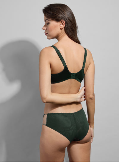 Agathe Low-necked bra in Fougere
