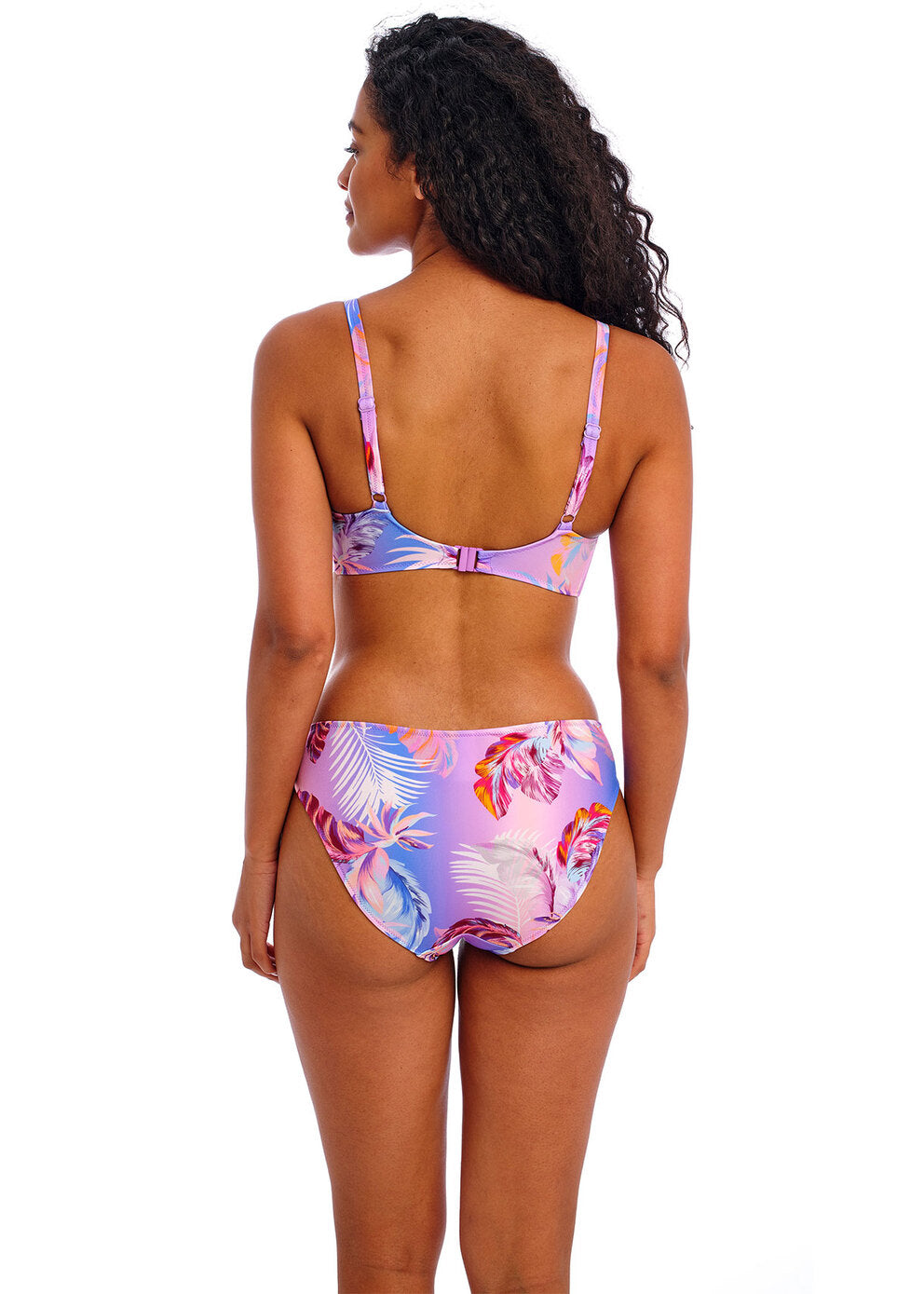 Miami Sunset Plunge Bikini - Cassis